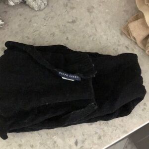 - Black Ralph Lauren 100% cashmere scarf